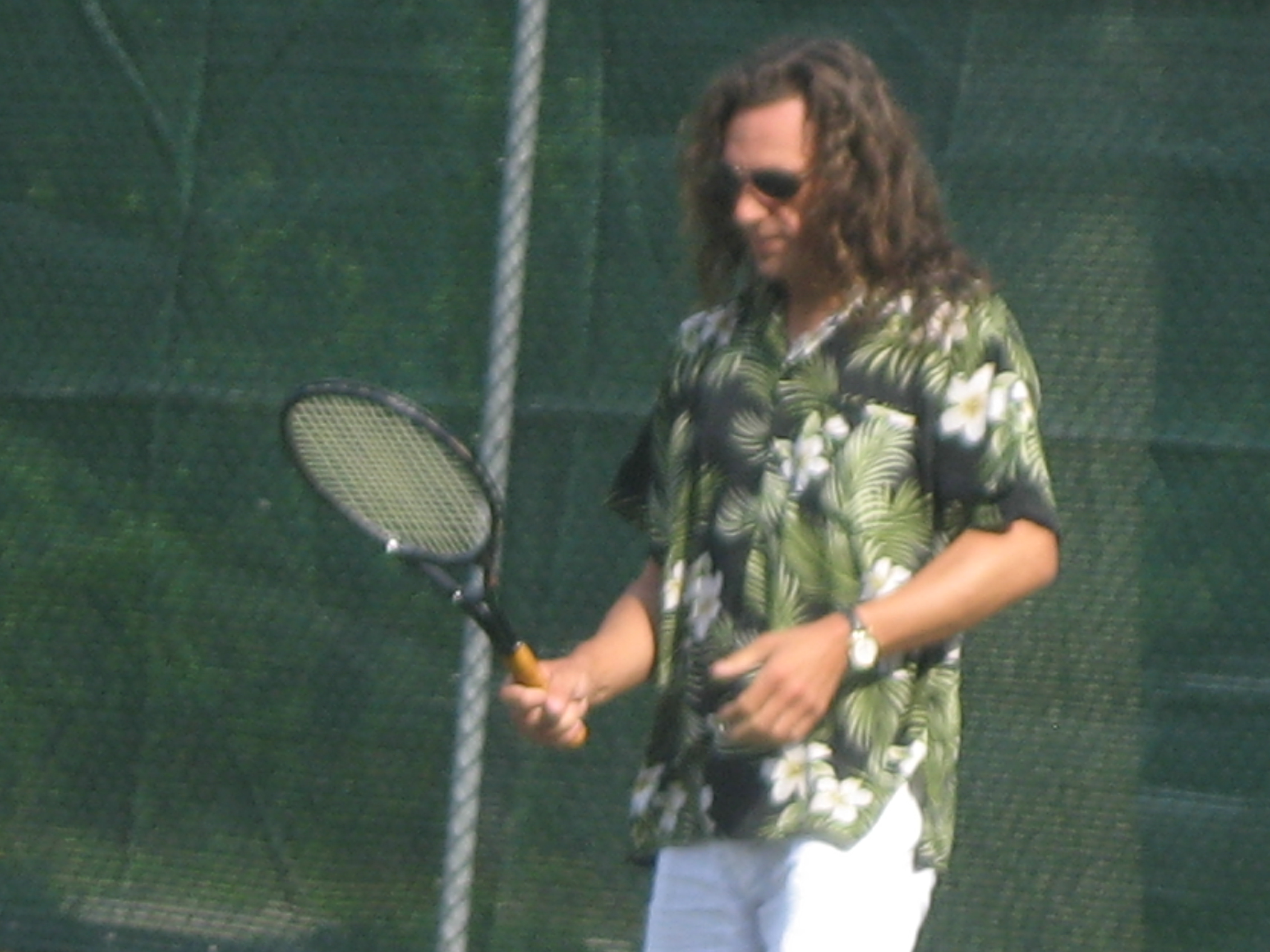This photo  taken July 3, 2009 Darrin Andrew La Morte practing tennis in Connecticut. (DAL Photo/Darrin Andrew La Morte)